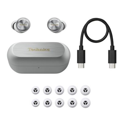 Słuchawki dokanałowe Technics EAH-AZ100E-S Bluetooth 5.3 Funkcje AI Srebrny