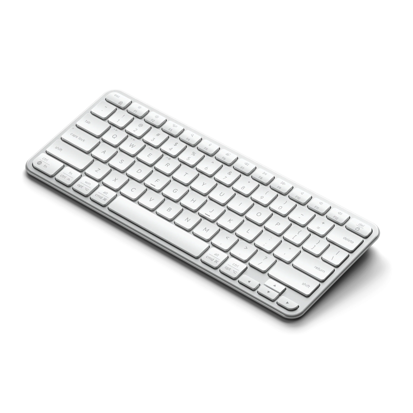 Satechi Slim EX1 - klawiatura BT do trzech urządzeń z przełącznikiem trybu Mac/Windows silver