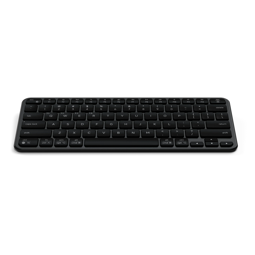 Satechi Slim EX1 - klawiatura BT do trzech urządzeń z przełącznikiem trybu Mac/Windows space black