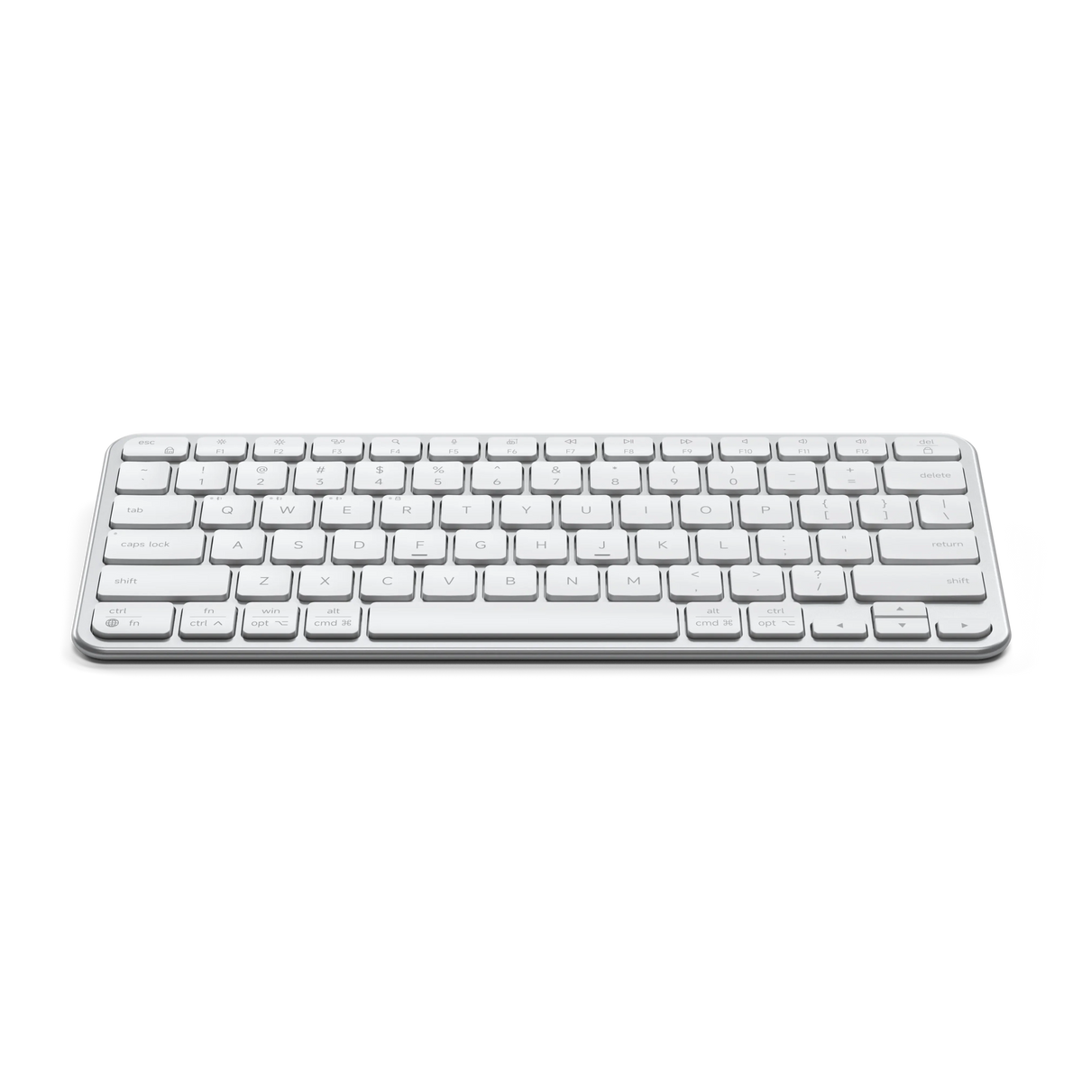 Satechi Slim EX1 - klawiatura BT do trzech urządzeń z przełącznikiem trybu Mac/Windows silver