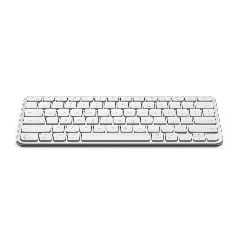 Satechi Slim EX1 - klawiatura BT do trzech urządzeń z przełącznikiem trybu Mac/Windows silver
