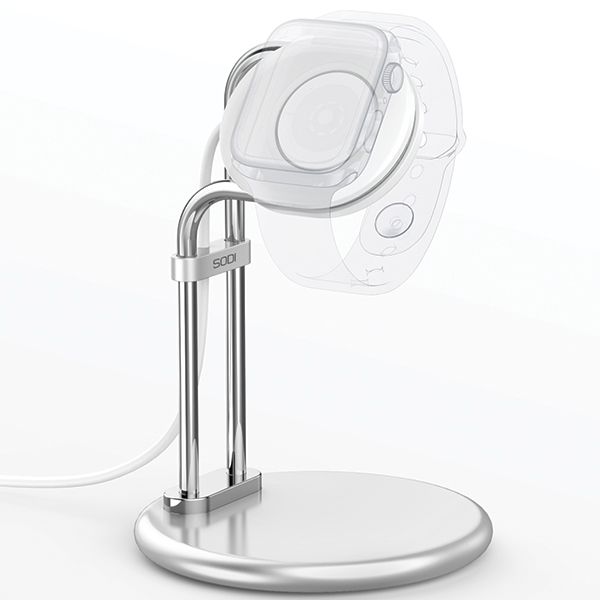 SODI Stojak na Apple Watch SAW-300 srebrny