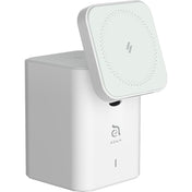 Magnetyczna stacja ładująca Adam Elements Mag 4 - 4w1 GaN 30W z MagSafe biała