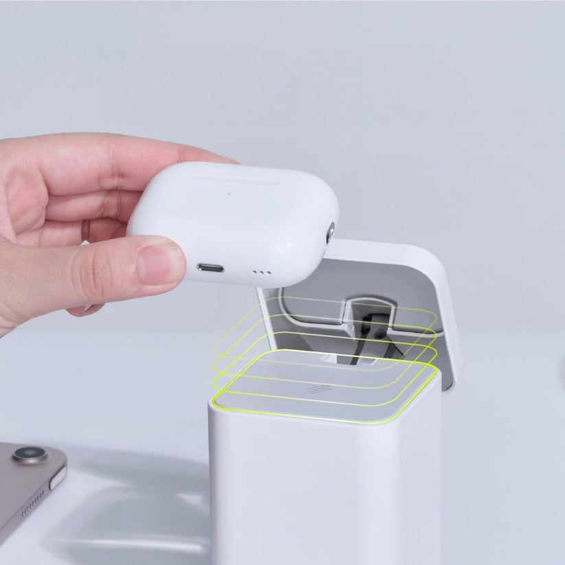 Magnetyczna stacja ładująca Adam Elements Mag 4 - 4w1 GaN 30W z MagSafe biała