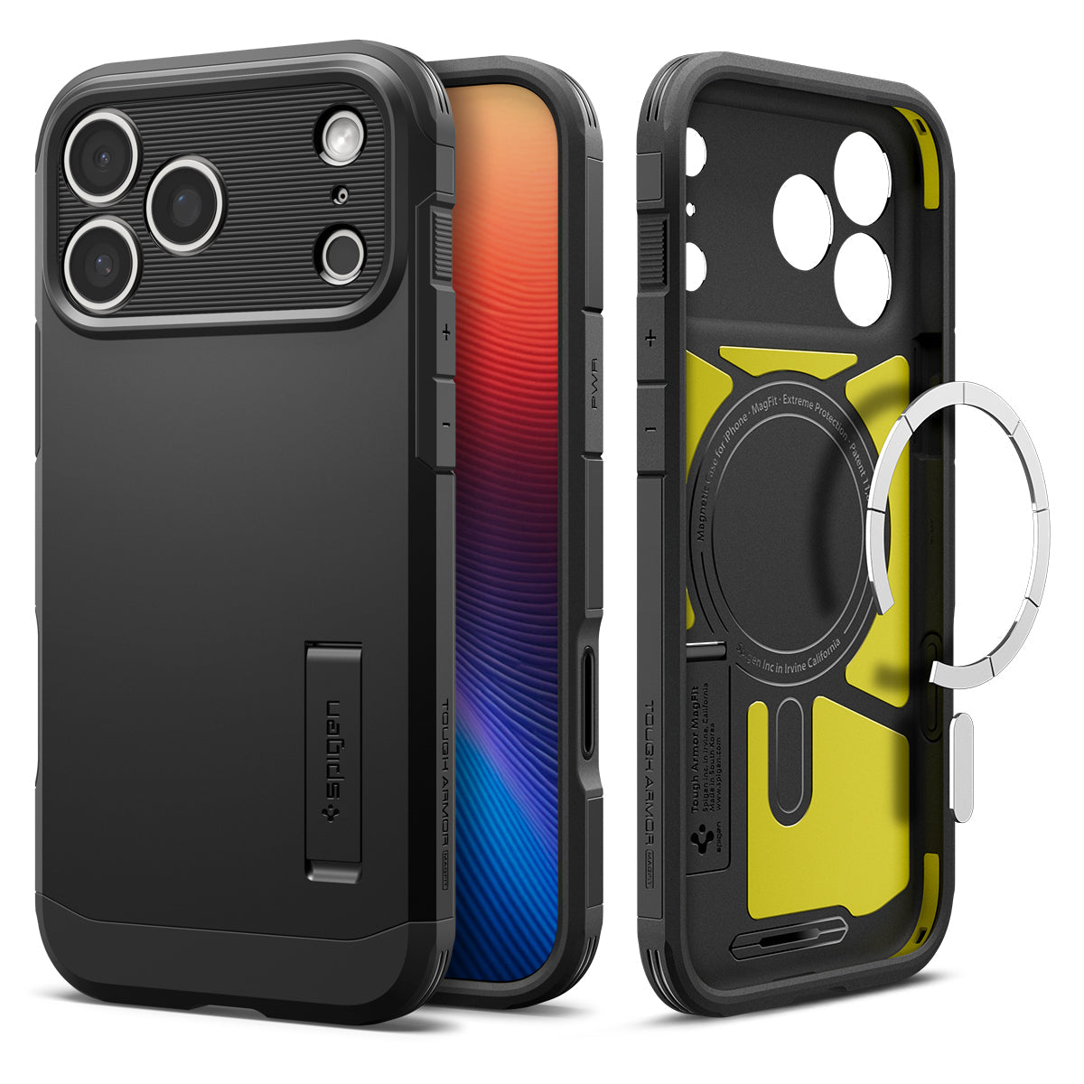Spigen Tough Armor Mag - etui MagSafe do iPhone 17 Pro Max czarne
