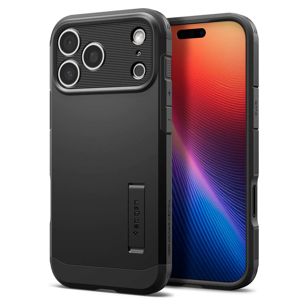 Spigen Tough Armor Mag - etui MagSafe do iPhone 17 Pro czarne