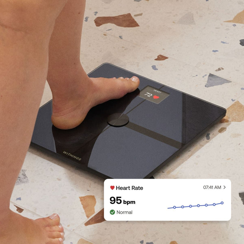Waga Withings Body Smart - waga z analiza skladu masy ciala czarna