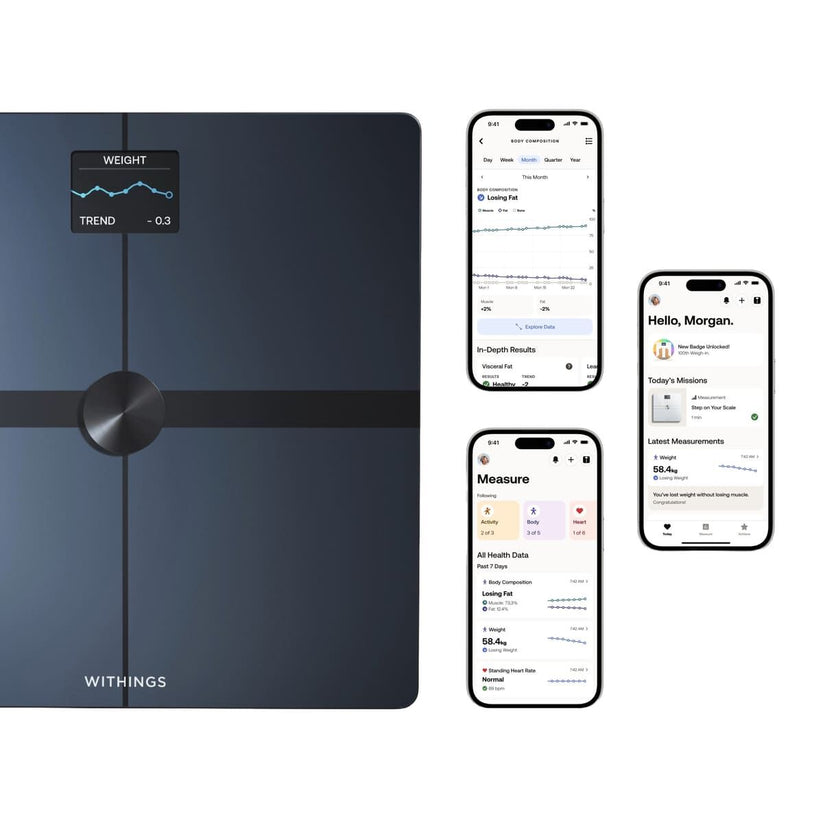 Waga Withings Body Smart - waga z analizą składu masy ciała czarna